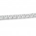 32.04 ct Ladies Round Cut Cubic Zirconia Tennis Bracelet in 925 kt Silver